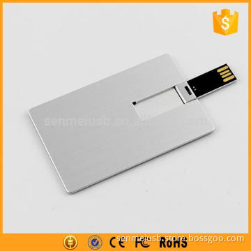 business gift metal card bulk 1gb pendrive usb flash drive